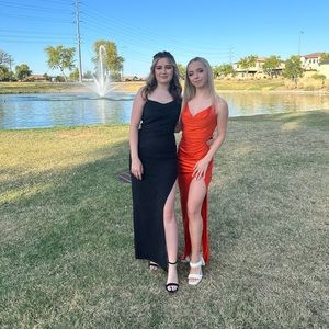 Orange Prom Dress